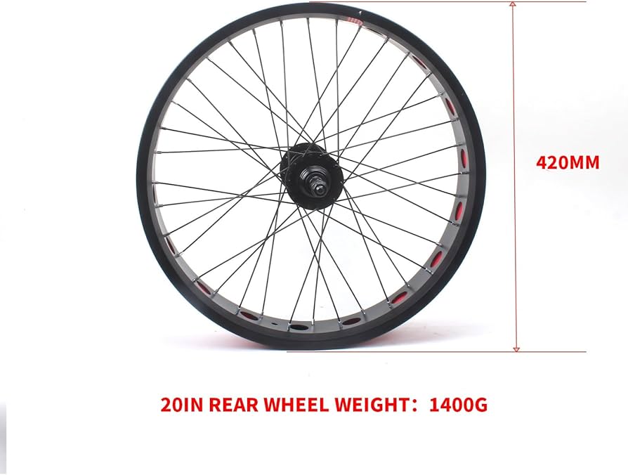 Amazon.co.jp: 20x4.0 リアファットバイクホイール 24/26インチ スノー